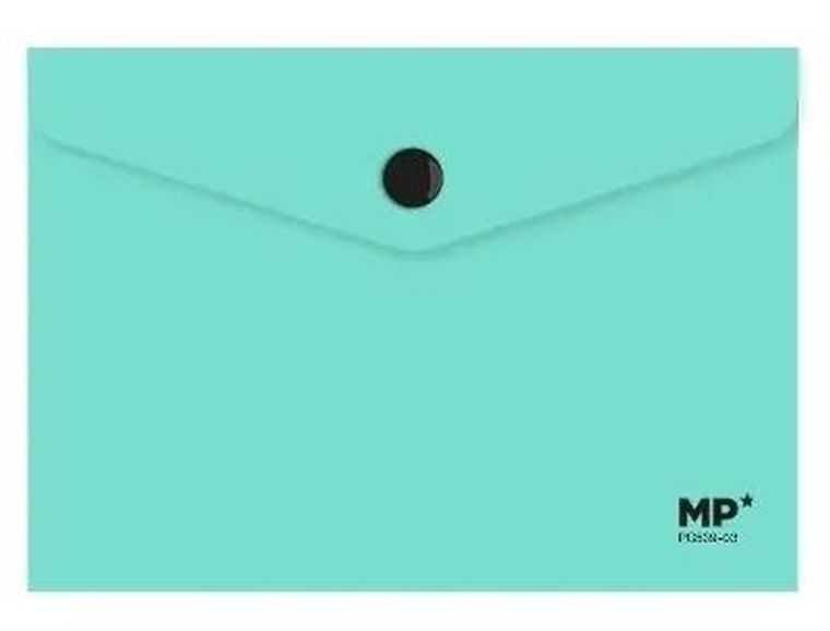 MP Main Paper, teczka kopertowa na zatrzask, A6, turkusowa, 1 szt.