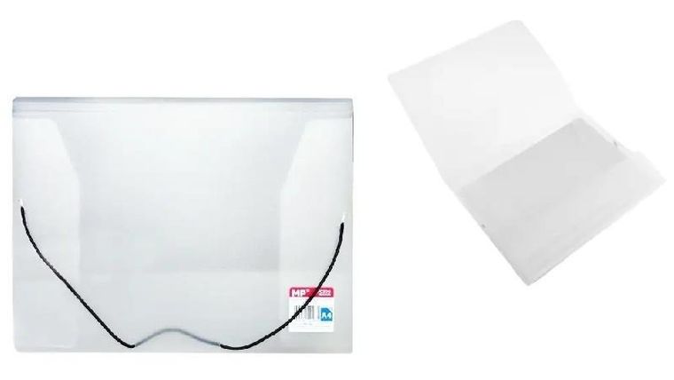 MP Main Paper, teczka plastikowa z gumką, A4, 1 szt.