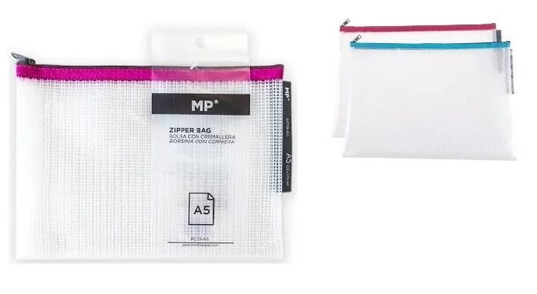 MP Main Paper, teczka siatkowa na zamek, EVA, A5, 1 szt.