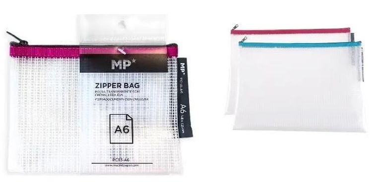 MP Main Paper, teczka siatkowa na zamek, EVA, A5, 1 szt.