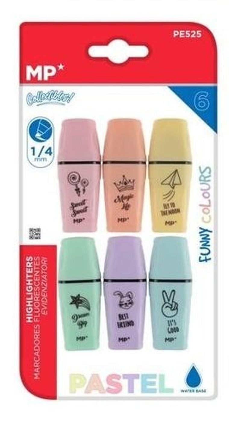 Mp Main Paper, zakreślacz fluorescencyjny, 6 kolorów