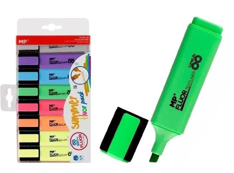 MP Main Paper, zakreślacz fluorescencyjny, 8 szt.