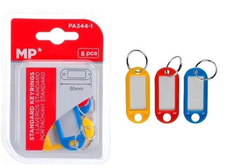 MP Main Paper, zawieszki do kluczy, 6 szt.
