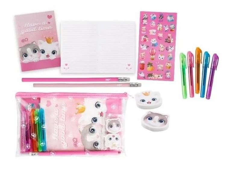 MP Main Paper, zestaw do pisania, kotki