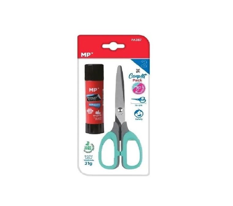 MP Main Paper, zestaw klej i nożyczki