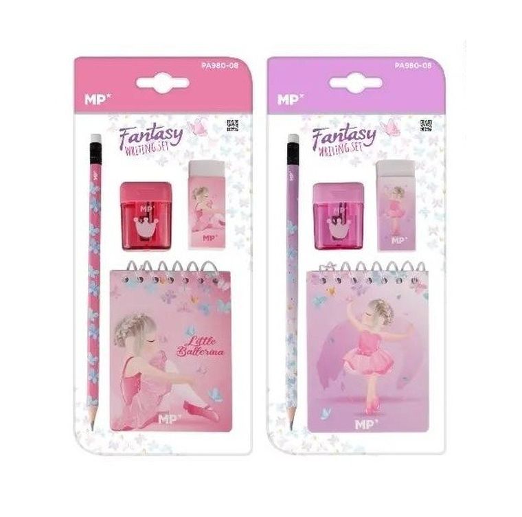 MP Main Paper, zestaw piśmienniczy, Balet, 4 elementy, 1 szt.