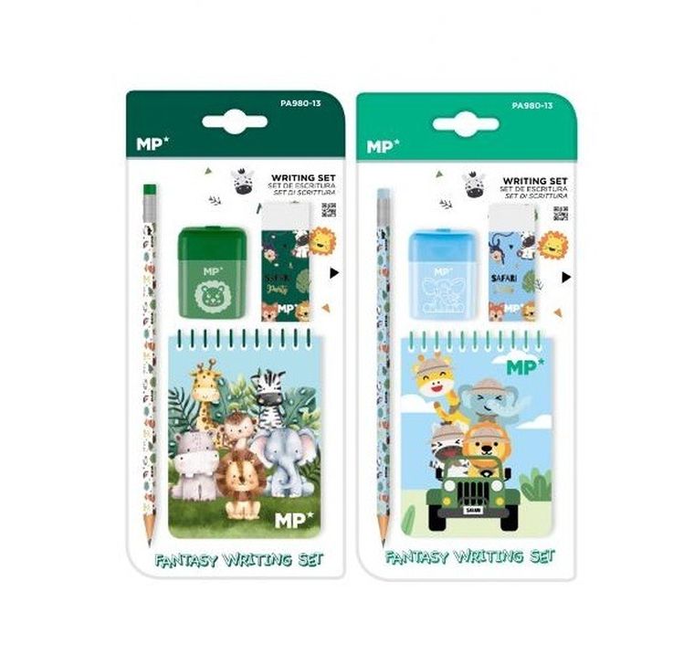 MP Main Paper, zestaw piśmienniczy, Safari, 4 elementy, 1 szt.