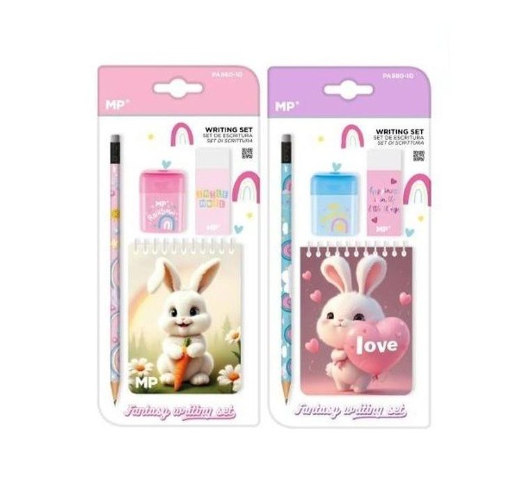 MP Main Paper, zestaw piśmienniczy, Zajączki, 4 Elementy, 1 szt.