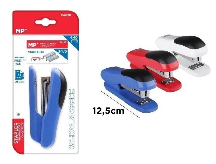 MP Main Paper, zszywacz biurowy ze zszywkami, 24/6, 1 szt.