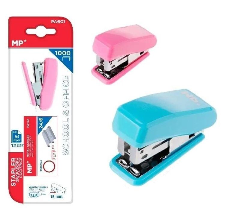 MP Main Paper, zszywacz ze zszywkami, mini, 24/6, 1 szt.