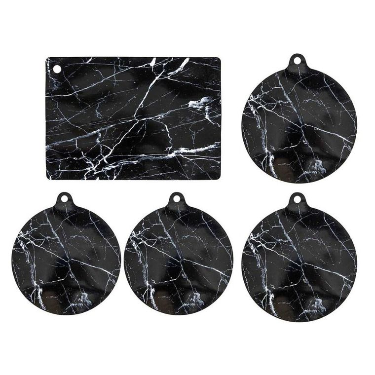 Mplco, silikonowa mata ochronna do gotowania na indukcji, 5 szt.