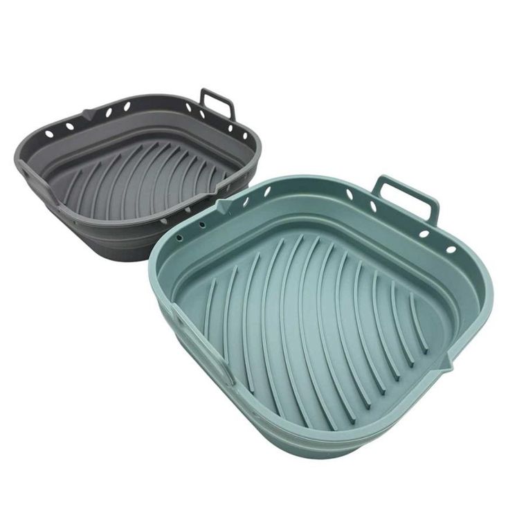 Mplco, wkład silikonowy do frytownicy, kwadratowy, składany, 22-22 cm