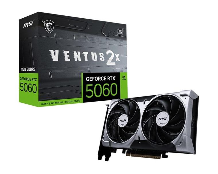 MSI, karta graficzna, RTX 5060 8G VENTUS 2X OC