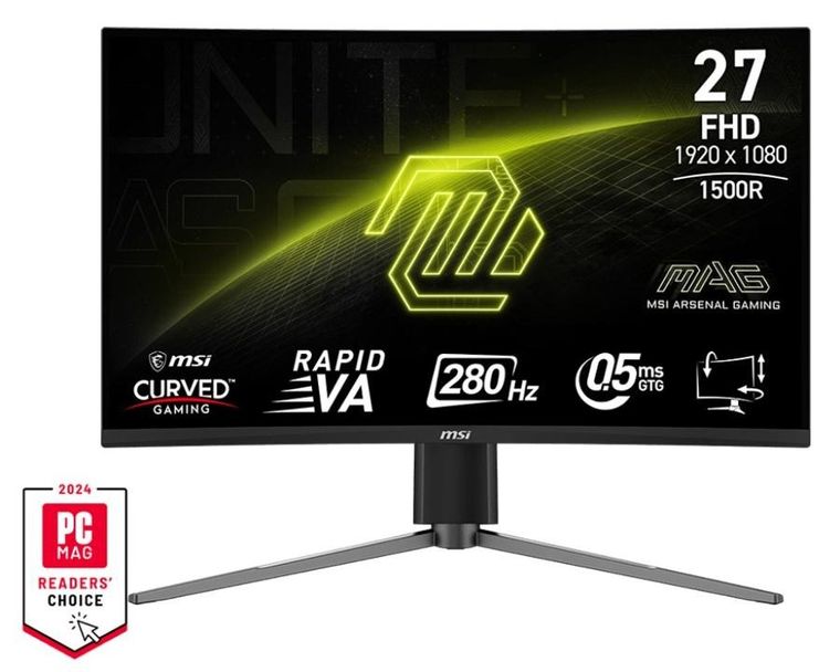 MSI, monitor, 27", PRO, 276CPXF FHD, 280Hz