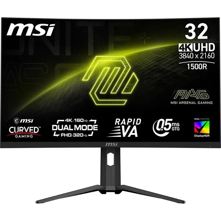 MSI, monitor, 31.5", MAG 321CUPDF UHD, 160HZ