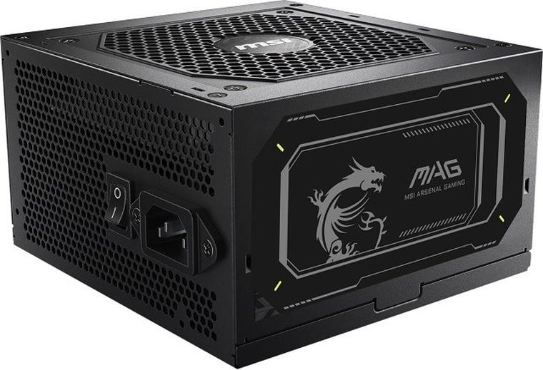 MSI, zasilacz modularny, MAG A750GL PCIE5 II, 750W, 80PLUS GOLD