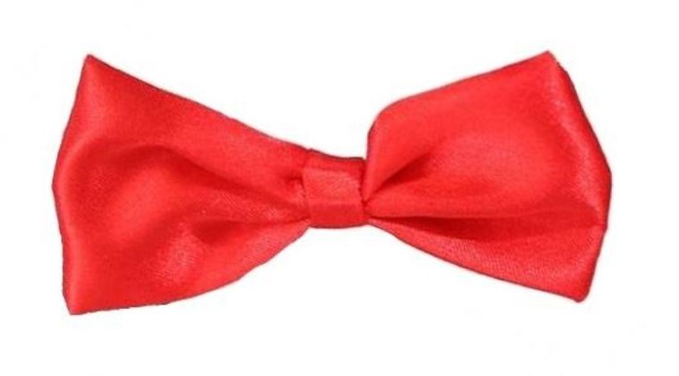 Mucha atłasowa, czerwona