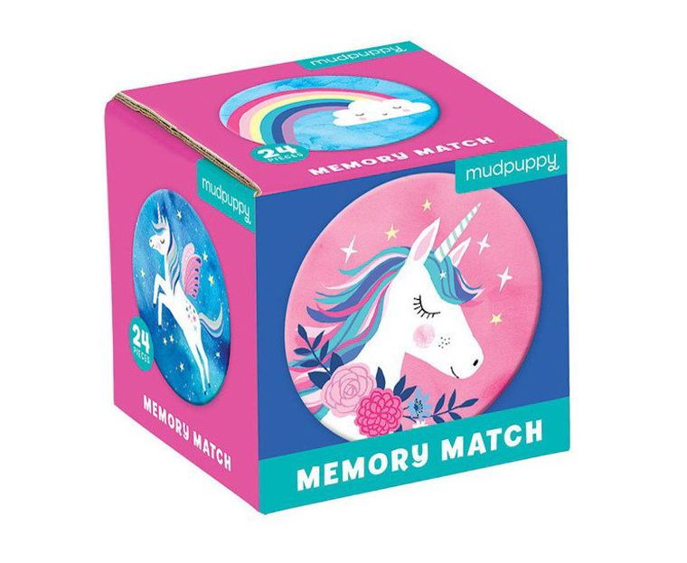 Mudpuppy, Magiczne jednorożce, mini memory, gra pamięciowa