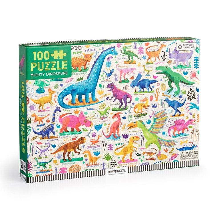 Mudpuppy, Potężne dinozaury, puzzle, 100 elementów