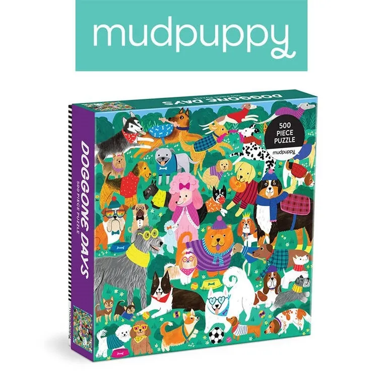 Mudpuppy, Psi dzień, puzzle, 500 elementów