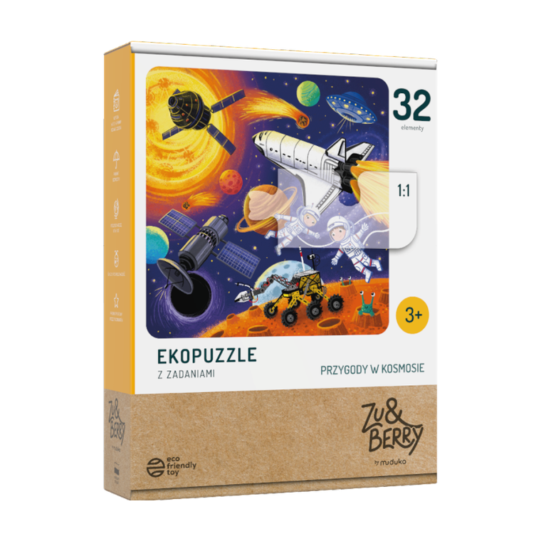 Muduko, Przygody w kosmosie, puzzle, 32 elementy