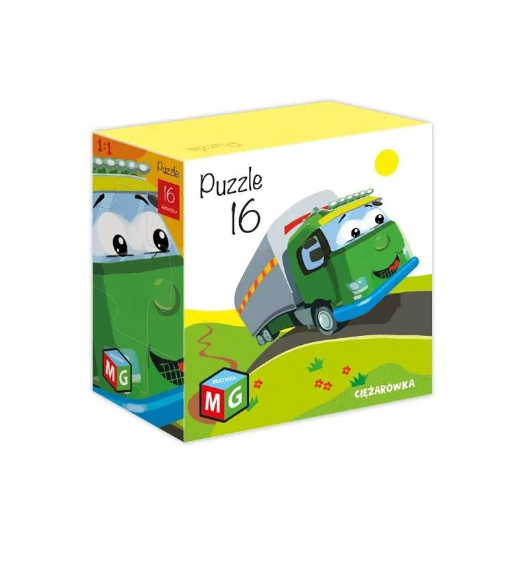 Multigra, Ciężarówka, puzzle, 16 elementów
