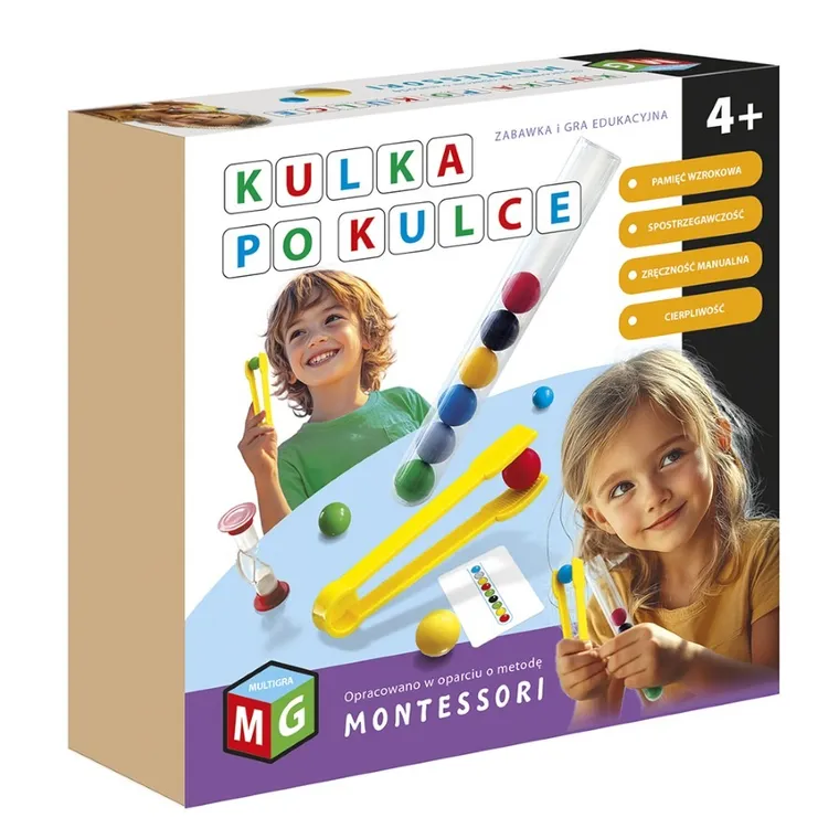 Multigra, Kulka po kulce, gra zręcznościowa, montessori