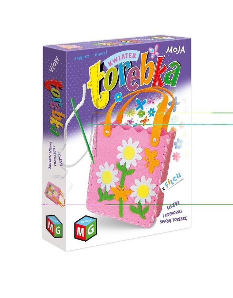 Multigra, Kwiatek, Moja torebka z filcu, zrób to sam