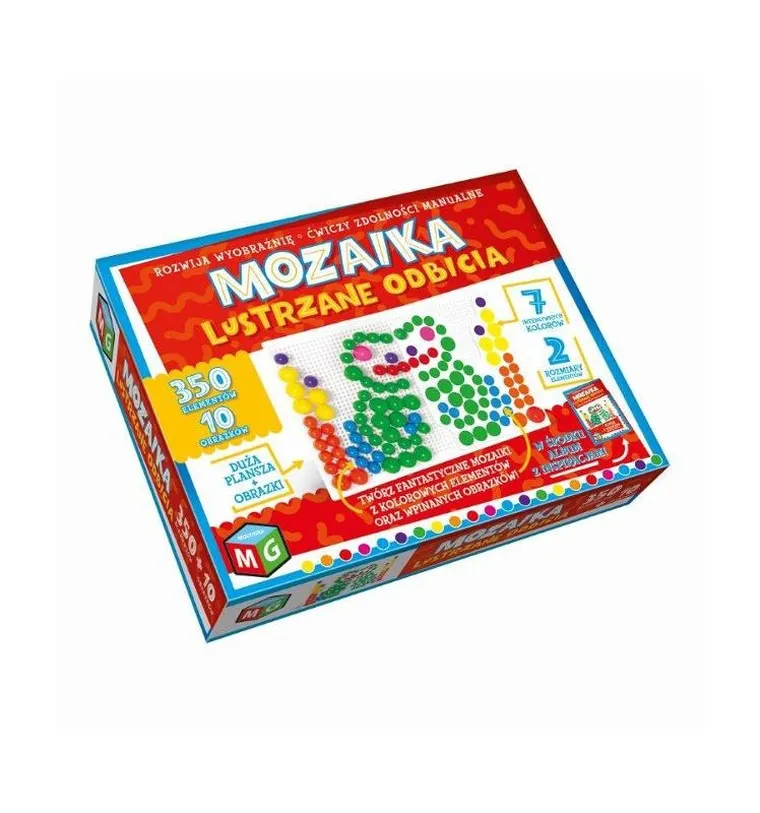 Multigra, mozaika, lustrzane odbicia, 350 elementów