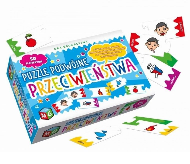 Multigra, Przeciwieństwa, puzzle, gra edukacyjna