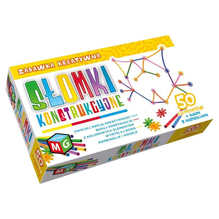 Multigra, słomki konstrukcyjne, 50 elementów