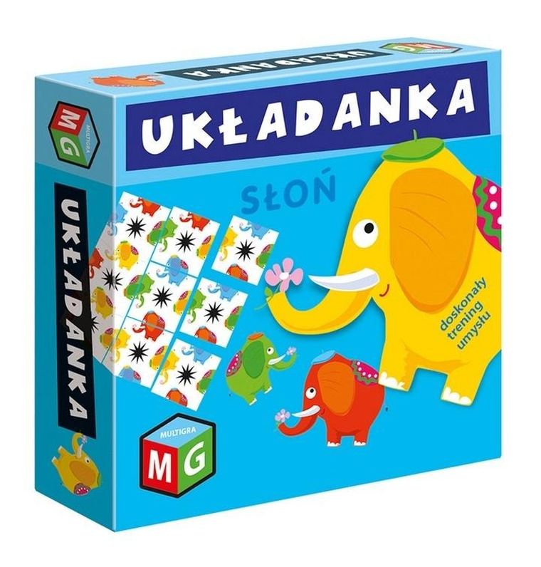 Multigra, Słoń, układanka, gra logiczna
