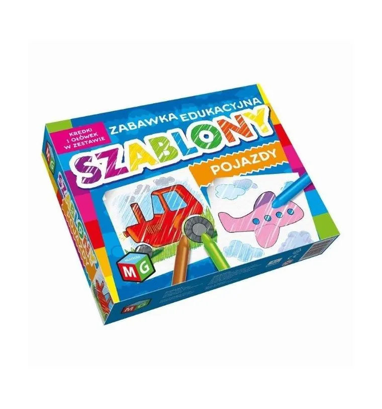 Multigra, Szablony, Pojazdy, zabawka edukacyjna