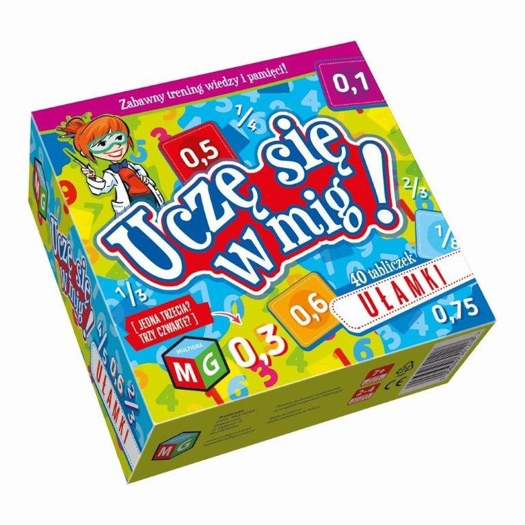 Multigra, Uczę się w mig, Ułamki, gra pamięciowa