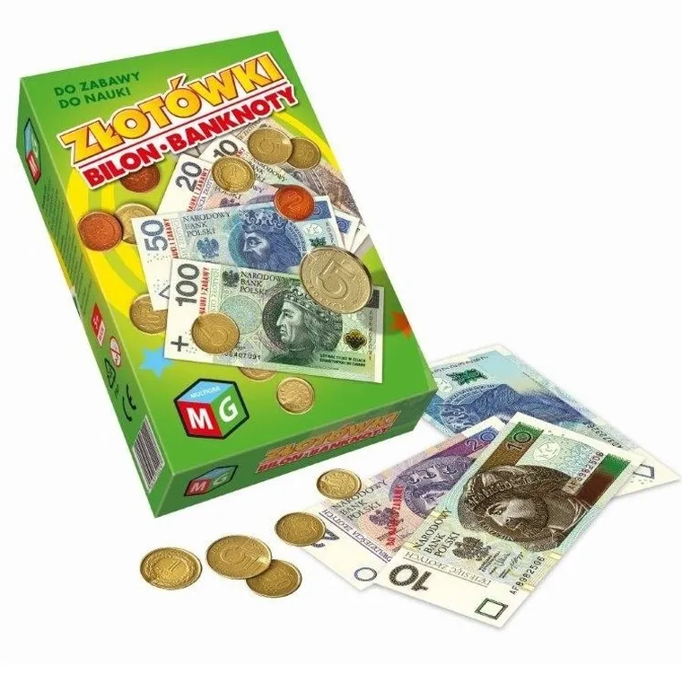 Multigra, Złotówki. Bilon - banknoty, pieniądze do zabawy