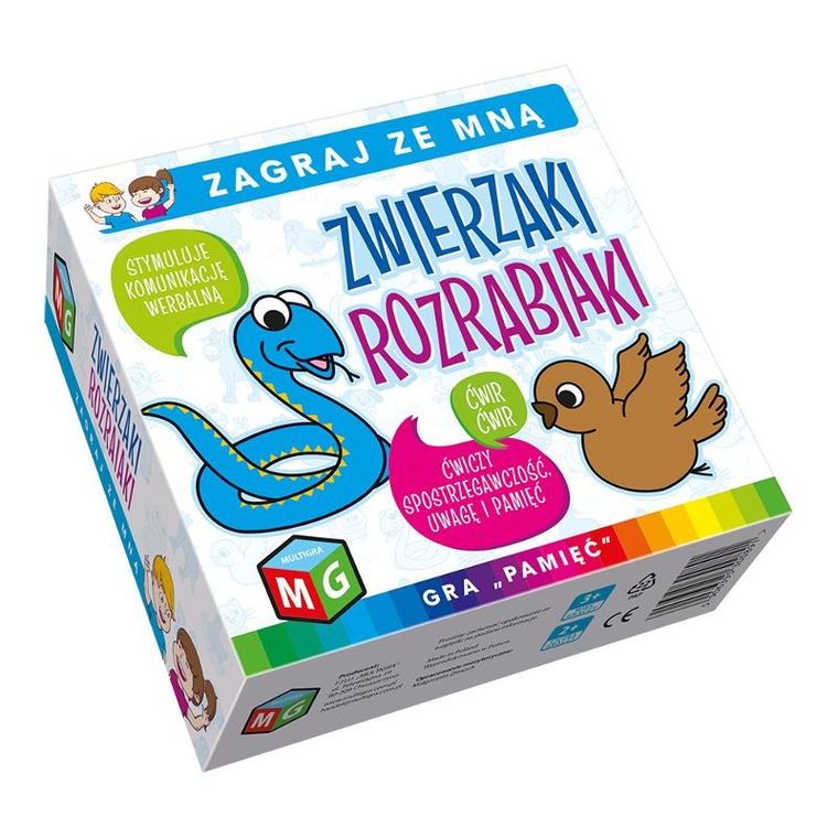 Multigra, Zwierzaki rozrabiaki, gra edukacyjna