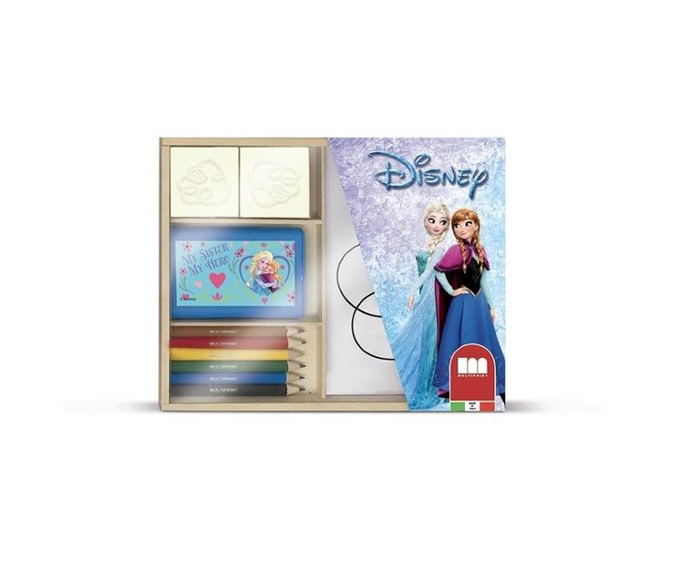 Multiprint, Kraina Lodu, drewniany zestaw pieczątek