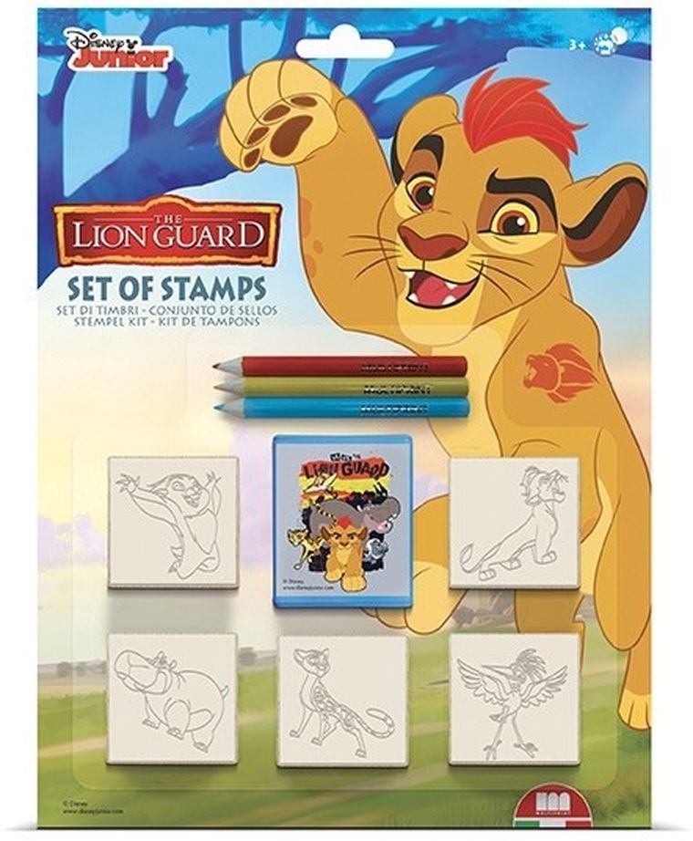 Multiprint, Król Lew, pieczątki, 5 szt.