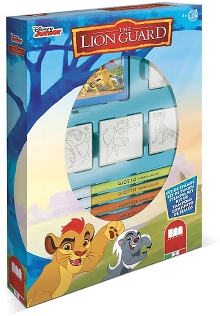 Multiprint, Król Lew, pieczątki, zestaw z pisakami