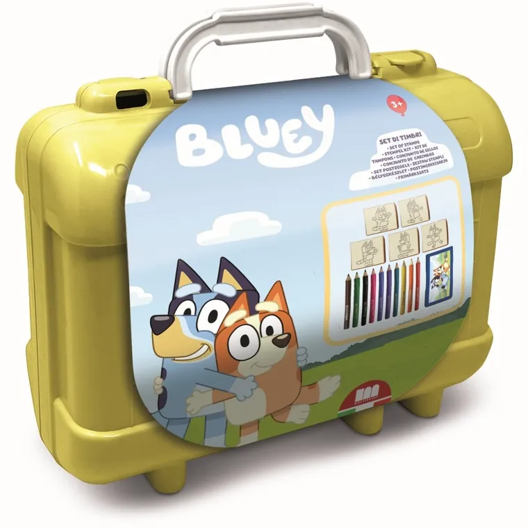 Multiprint, Travel Set, Bluey, pieczątki