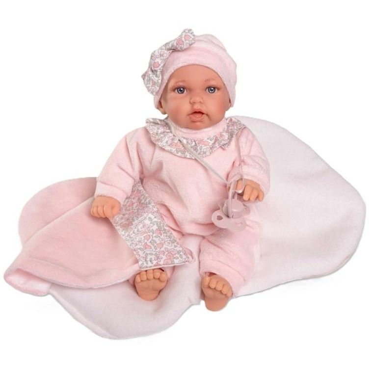 Munecas Antonio Juan, Petit, lalka hiszpańska ze śpiworkiem, 27 cm