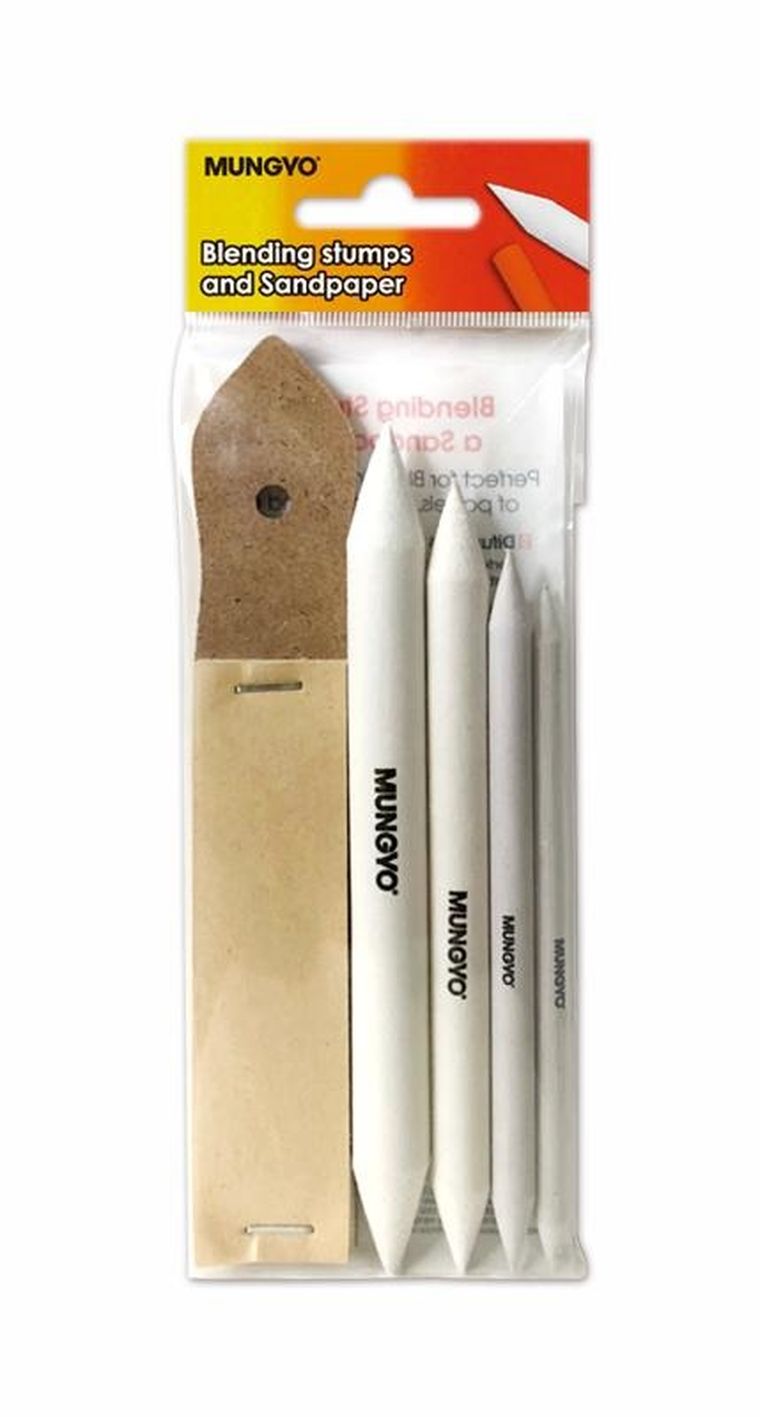 Mungyo, blendery do rysunku z ostrzałką, 4 szt.
