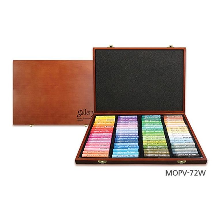 Mungyo, Gallery Artists, miękkie pastele olejne w walizce, 72 szt.