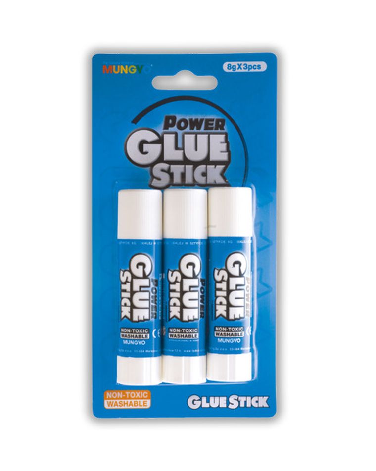 Mungyo, klej w sztyfcie, 8g, 3 szt.