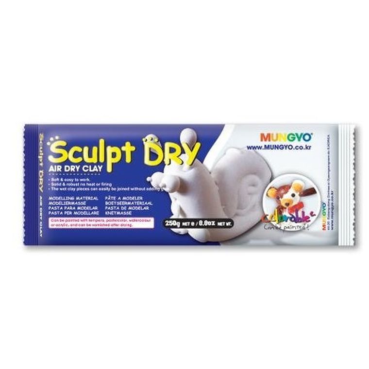 Mungyo, Masa rzeźbiarska Mungyo samoutwardzalna 250g biała