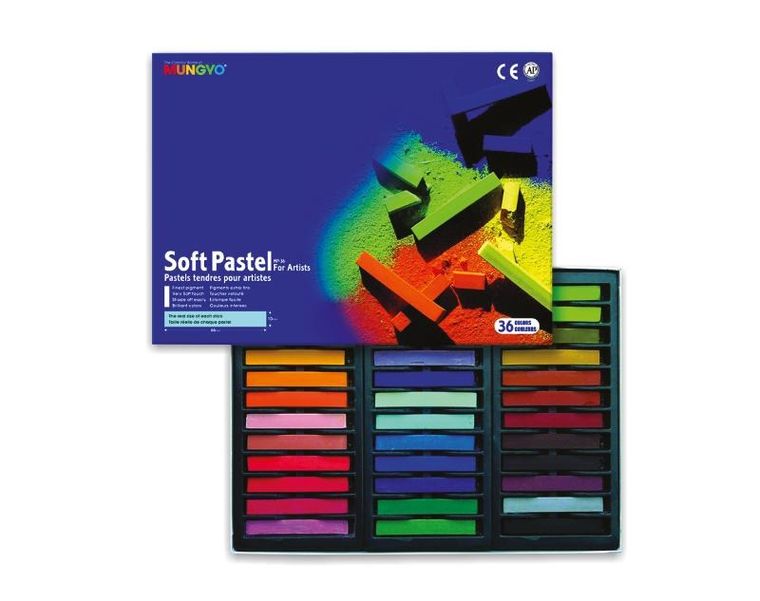 Mungyo, pastele suche, 36 kolorów