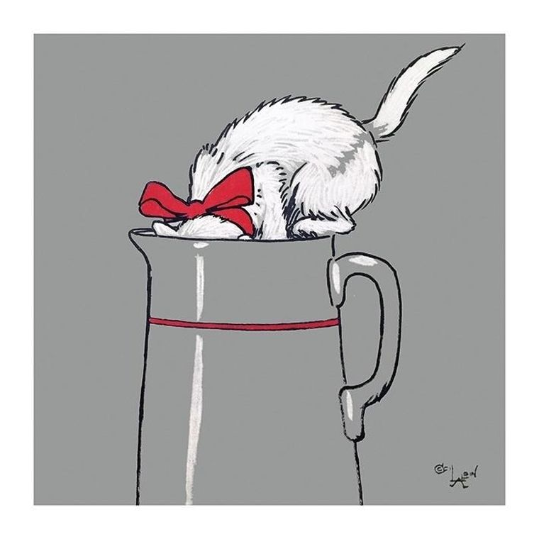 Museums & Galleries, karnet kwadrat z kopertą, Thirsty Work
