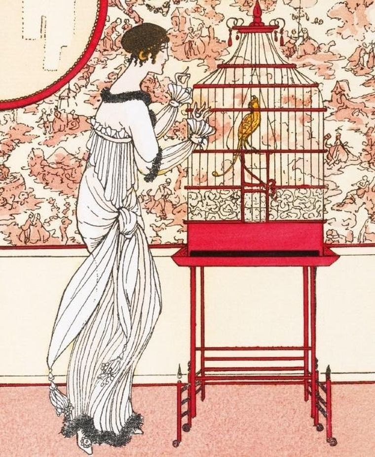 Museums & Galleries, karnet z kopertą, Ah! Le Bel Oiseau, 17-14 cm