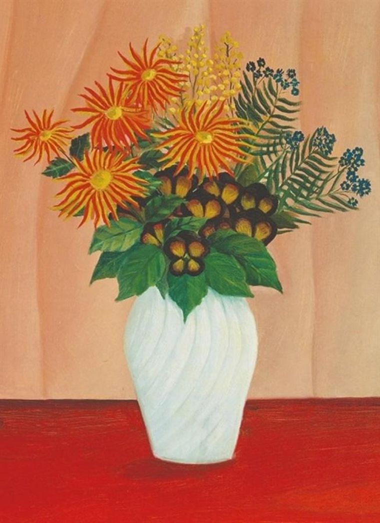 Museums & Galleries, karnet z kopertą, Bouguet of FLowers, 17-14 cm