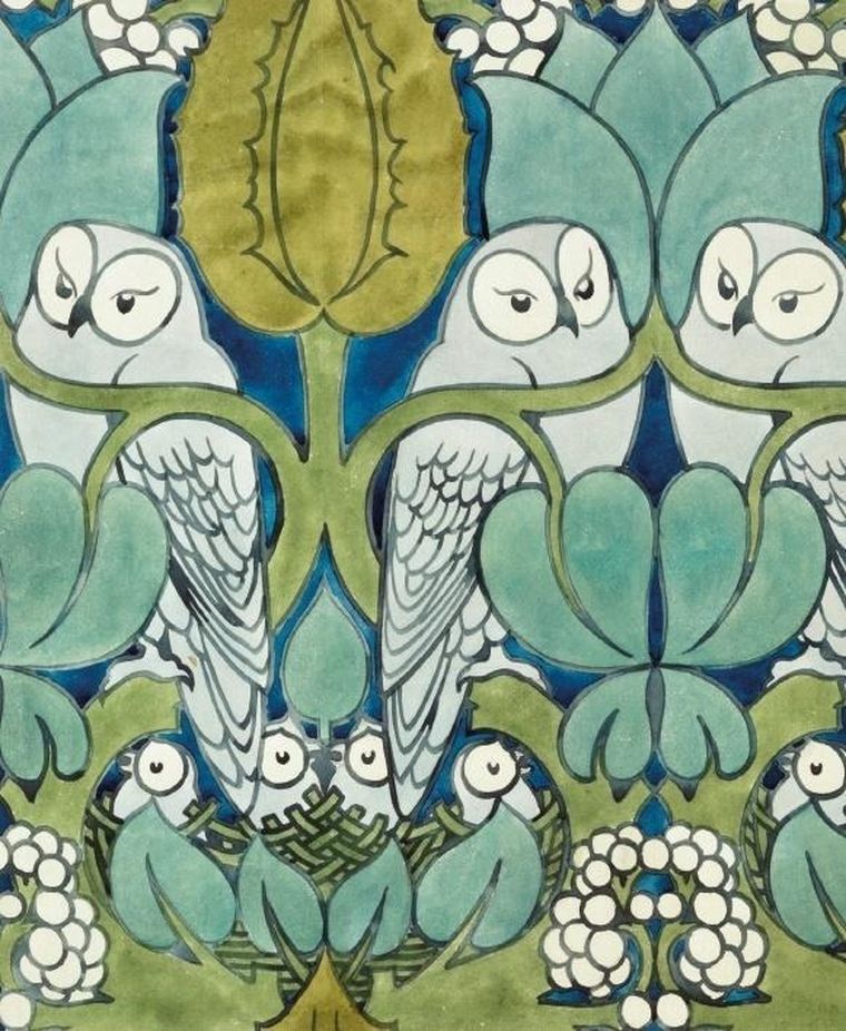 Museums & Galleries, karnet z kopertą, The Owl, 17-14 cm